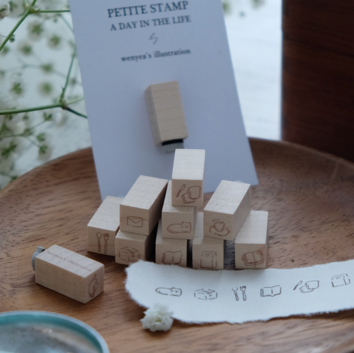 Wenyea's Illustration Rubber Stamps - Petite 1.0