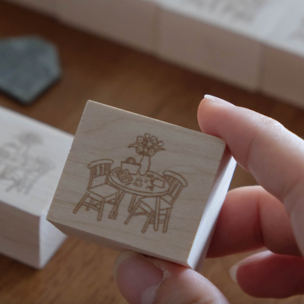 Wenyea's Illustration Rubber Stamps - For the Love of Stationery | Journal Scene