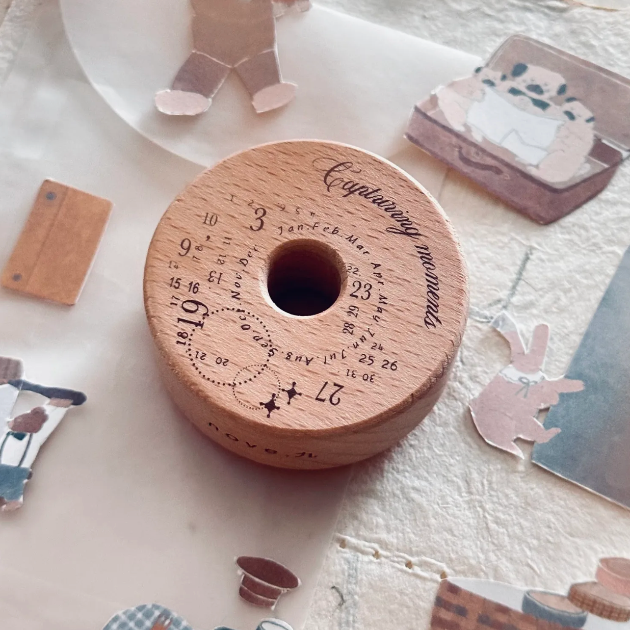 Nove Production a.round 3.0 Rubber Stamp Collection - Capturing Moments