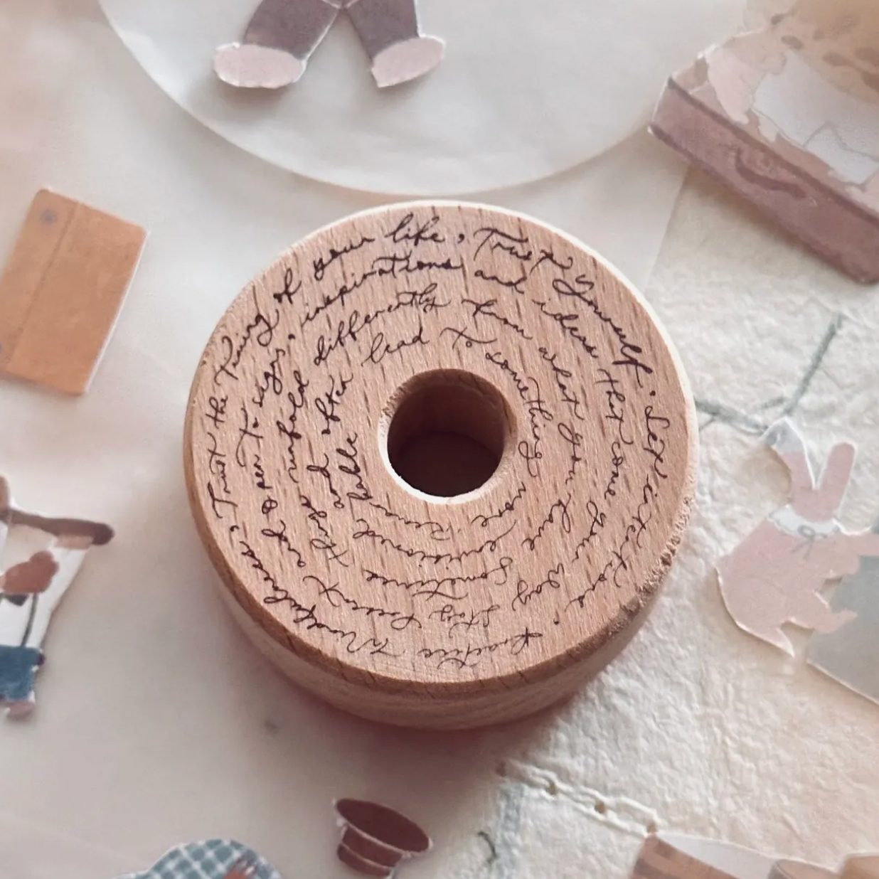 Nove Production a.round 3.0 Rubber Stamp Collection - Handwritten Phrases