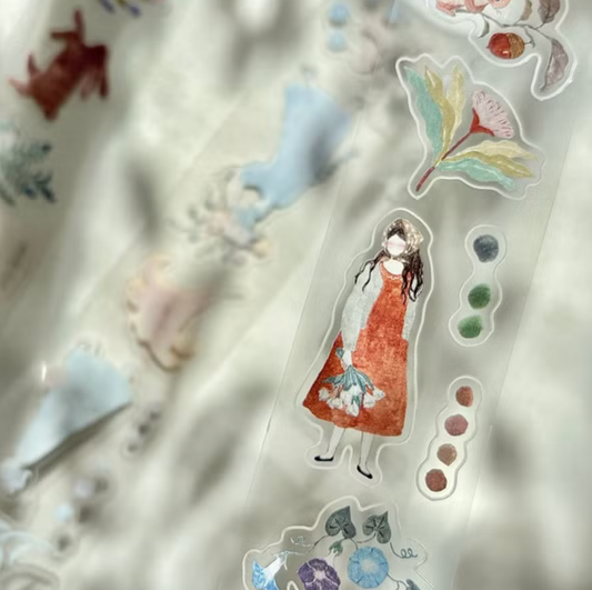 Pion Kiss Cut PET Tape - Blooming