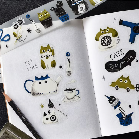 the cats SESAME & PEANUT PET Tape - Cats Everywhere (Loops Only)