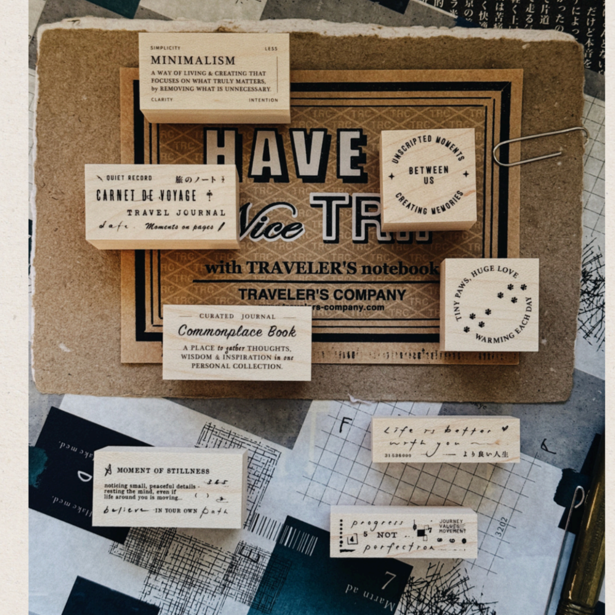 PensPapersPlanner Rubber Stamps 174-181