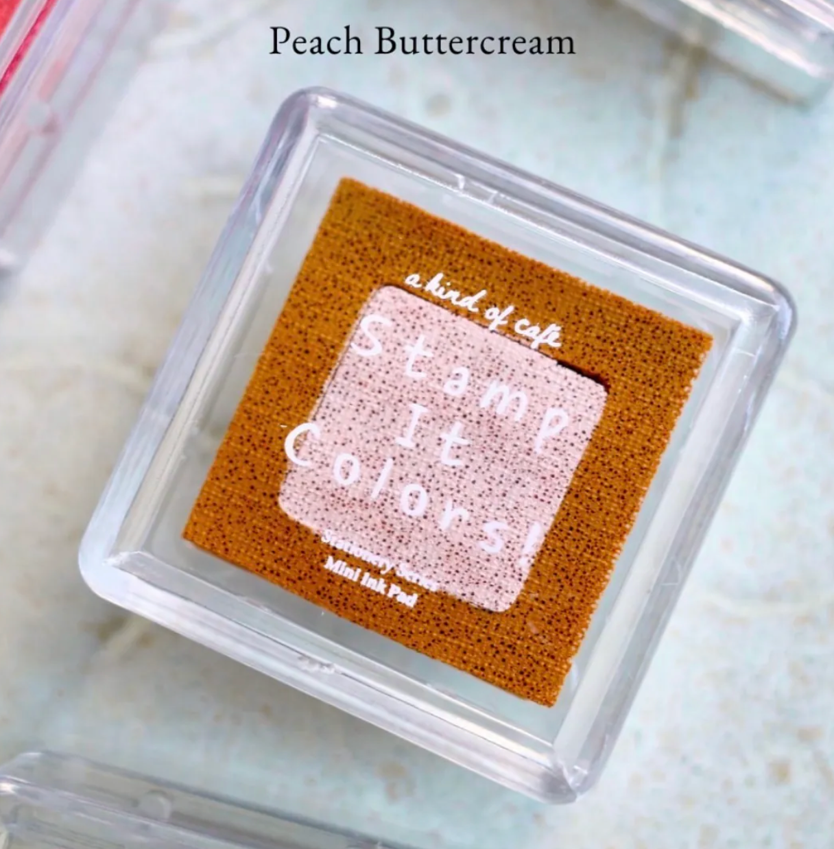 A Kind of Cafe Limited Edition Mini Ink Pad - Block Peach Buttercream