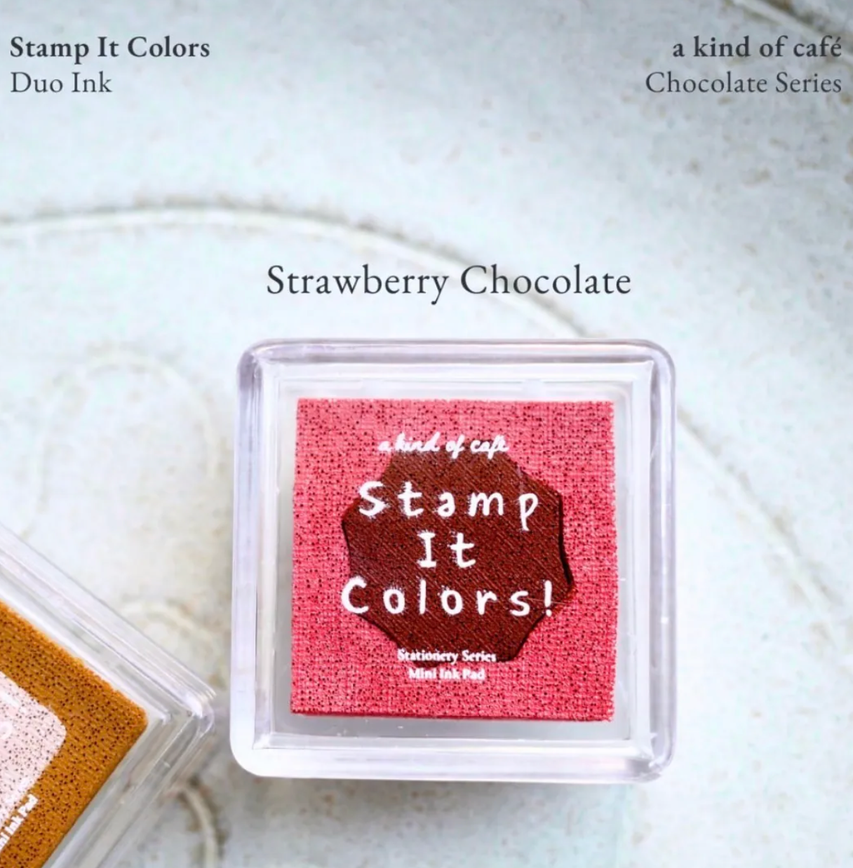 A Kind of Cafe Limited Edition Mini Ink Pad - Prism Chocolate Strawberry