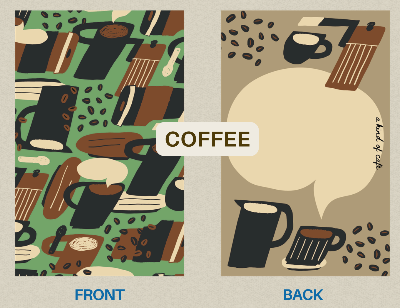 a kind of cafe M6 Paper Refill - Pattern & Pause Coffee