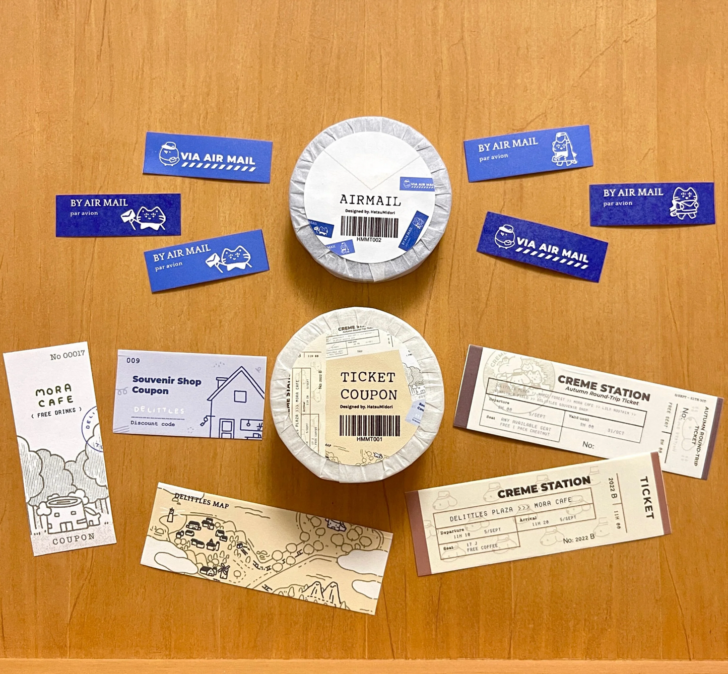 Hatsu Midori Paper Tape - Airmail