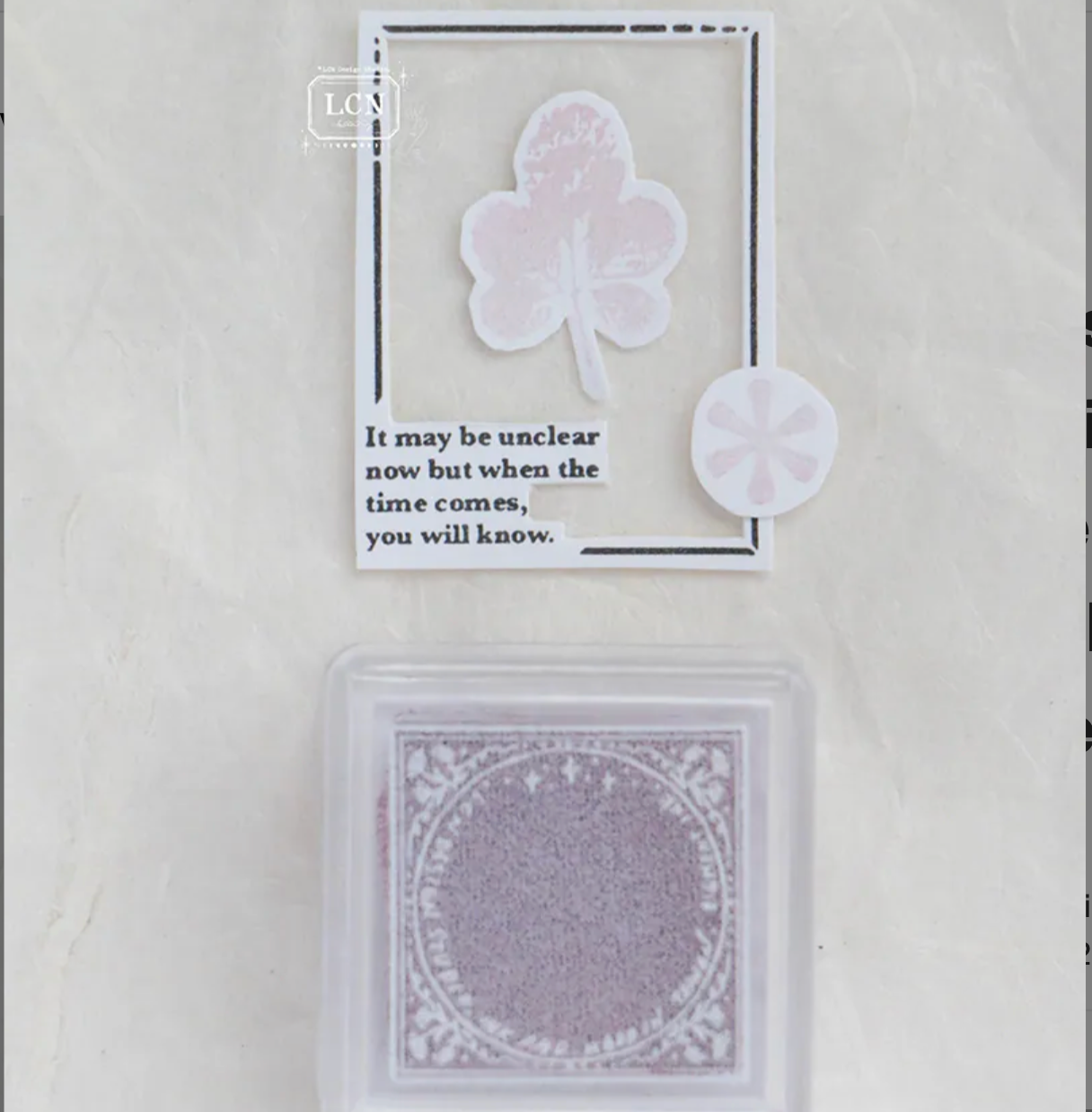 LCN Designs Four Seasons Ink Pads - Frost Sakura