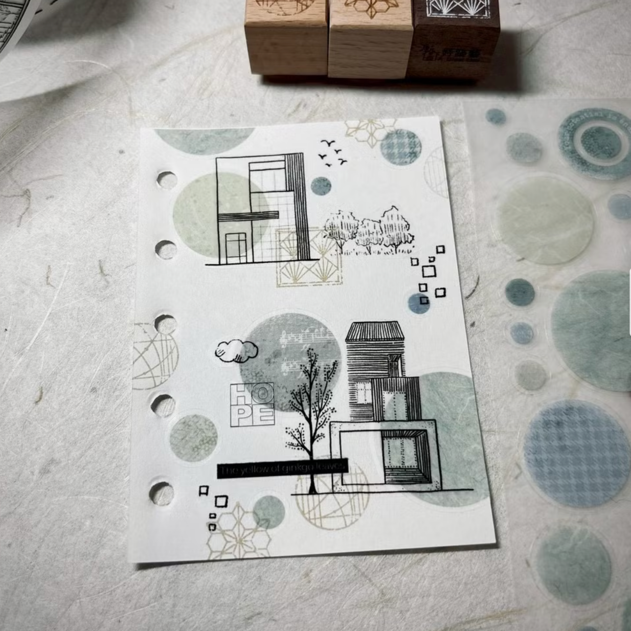 A Great Idea Die Cut PET Tape - Round Circles