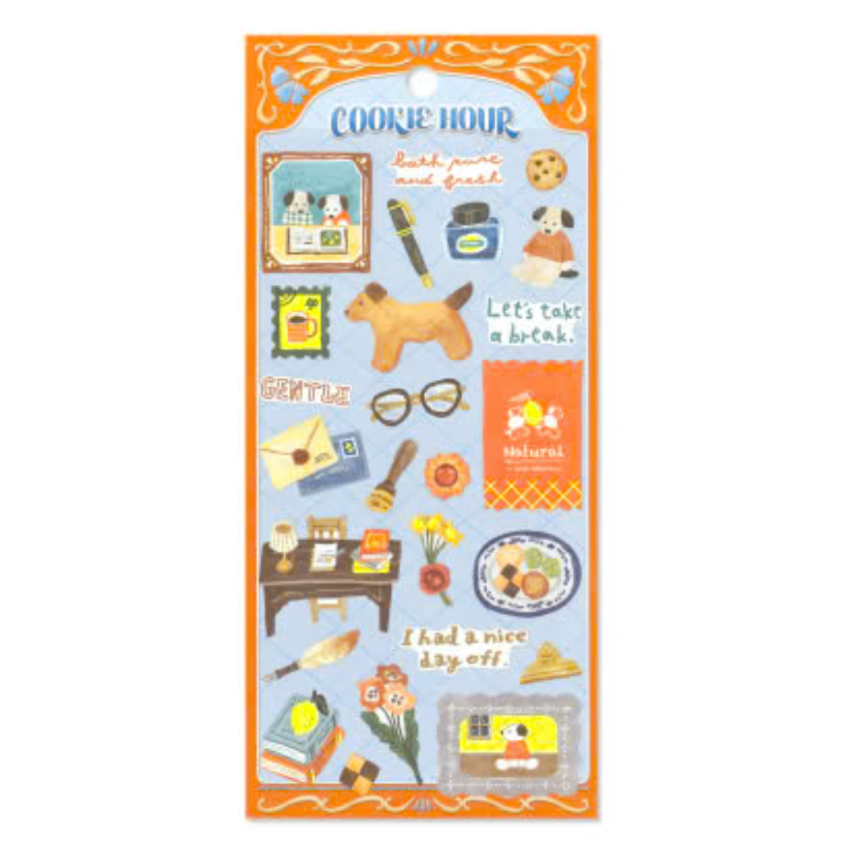 Mind Wave Seals Sticker Sheet - Cookie Life Dog