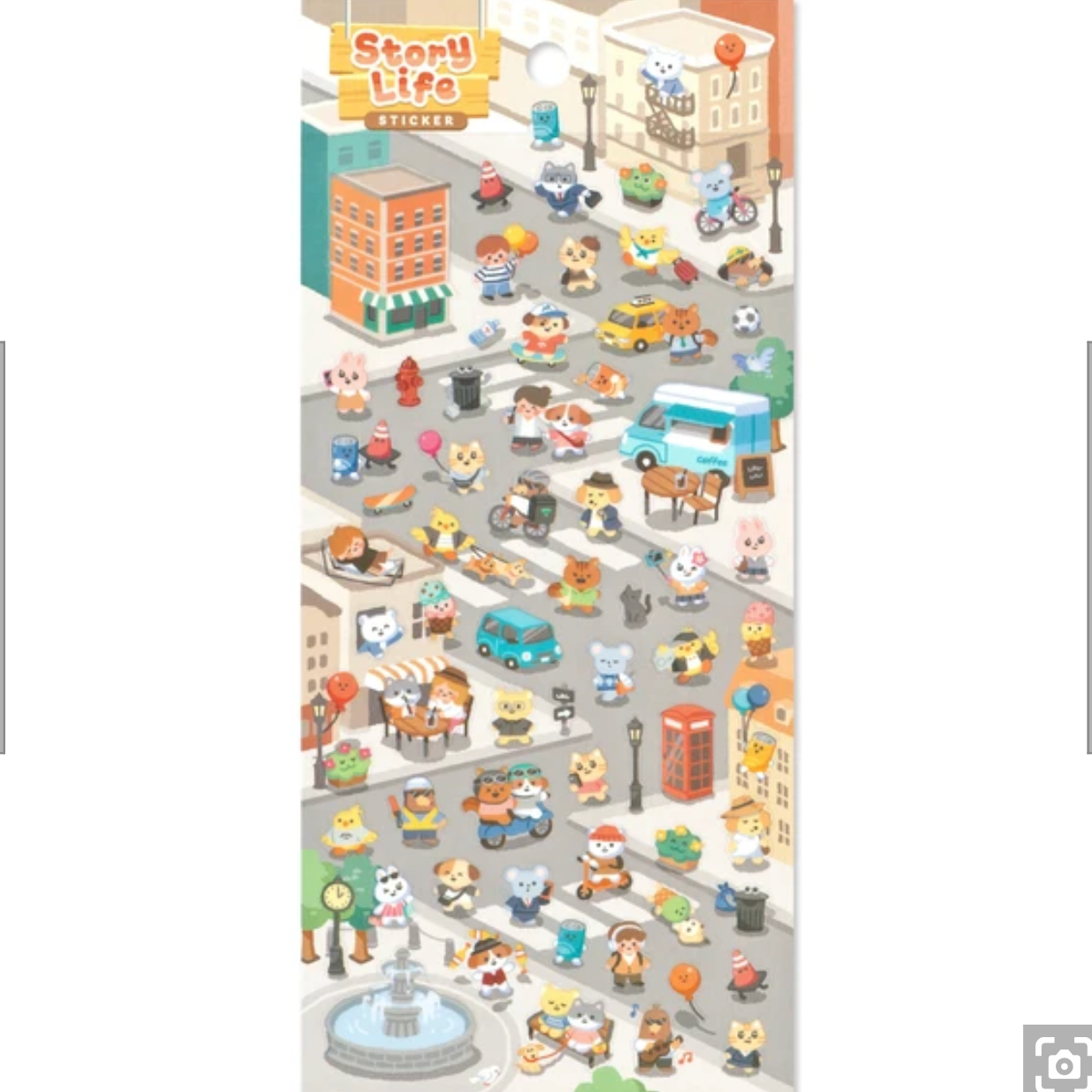 Mind Wave Seals Sticker Sheet - Story Life City