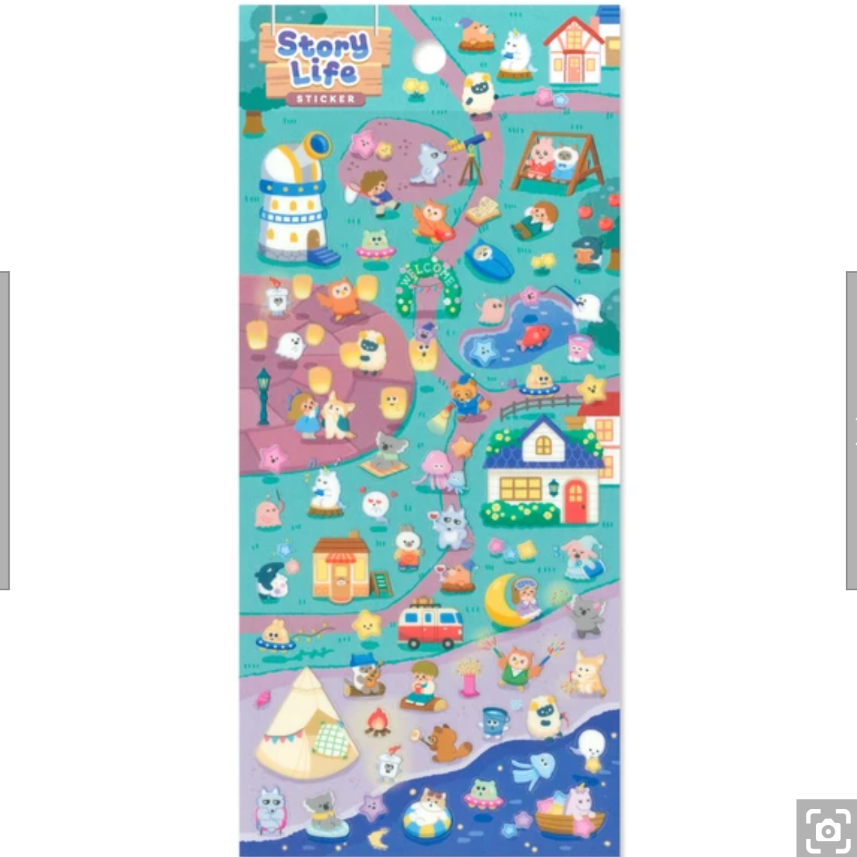 Mind Wave Seals Sticker Sheet - Story Life Village PM