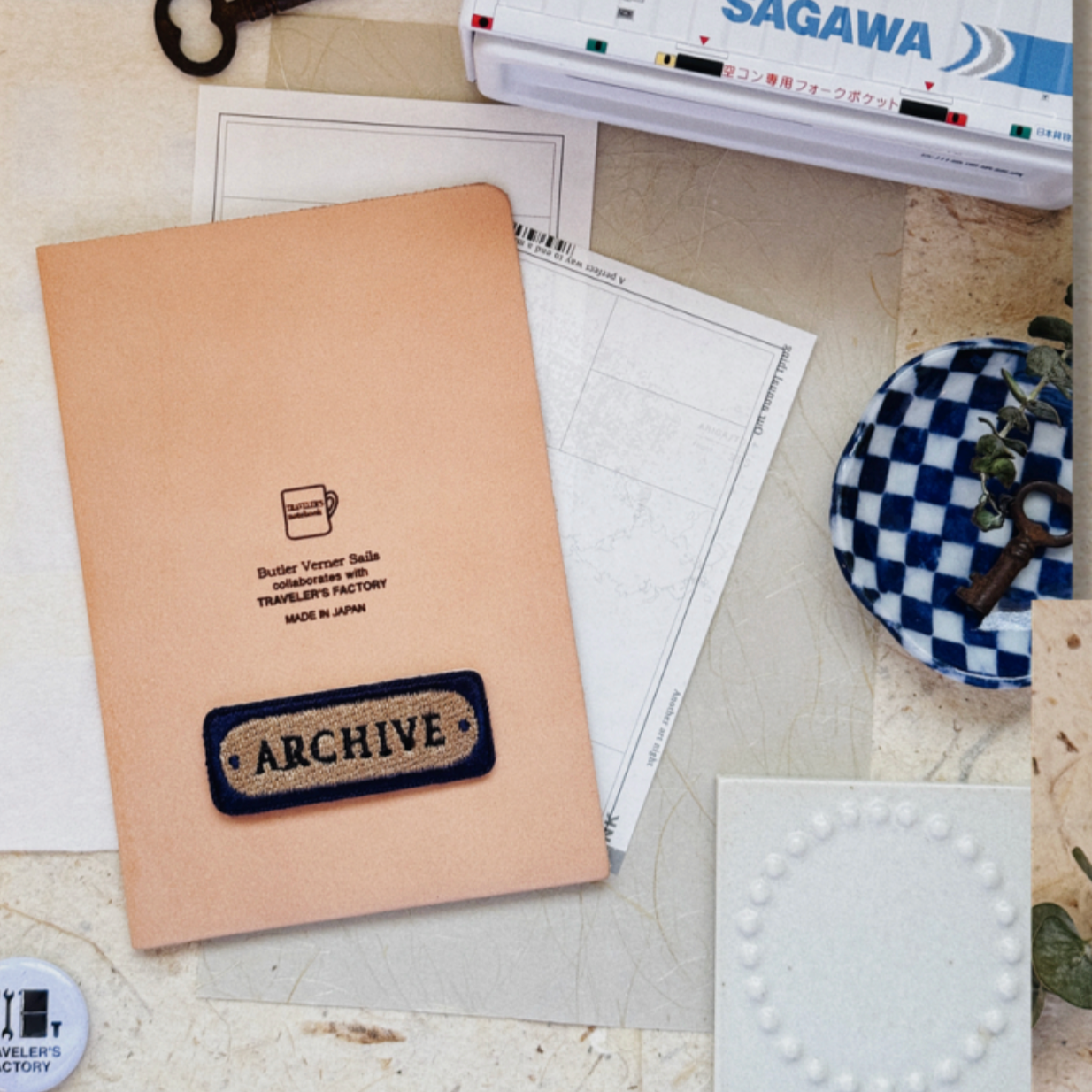 PensPapersPlanner Embroidery Sticker Patch - Archive