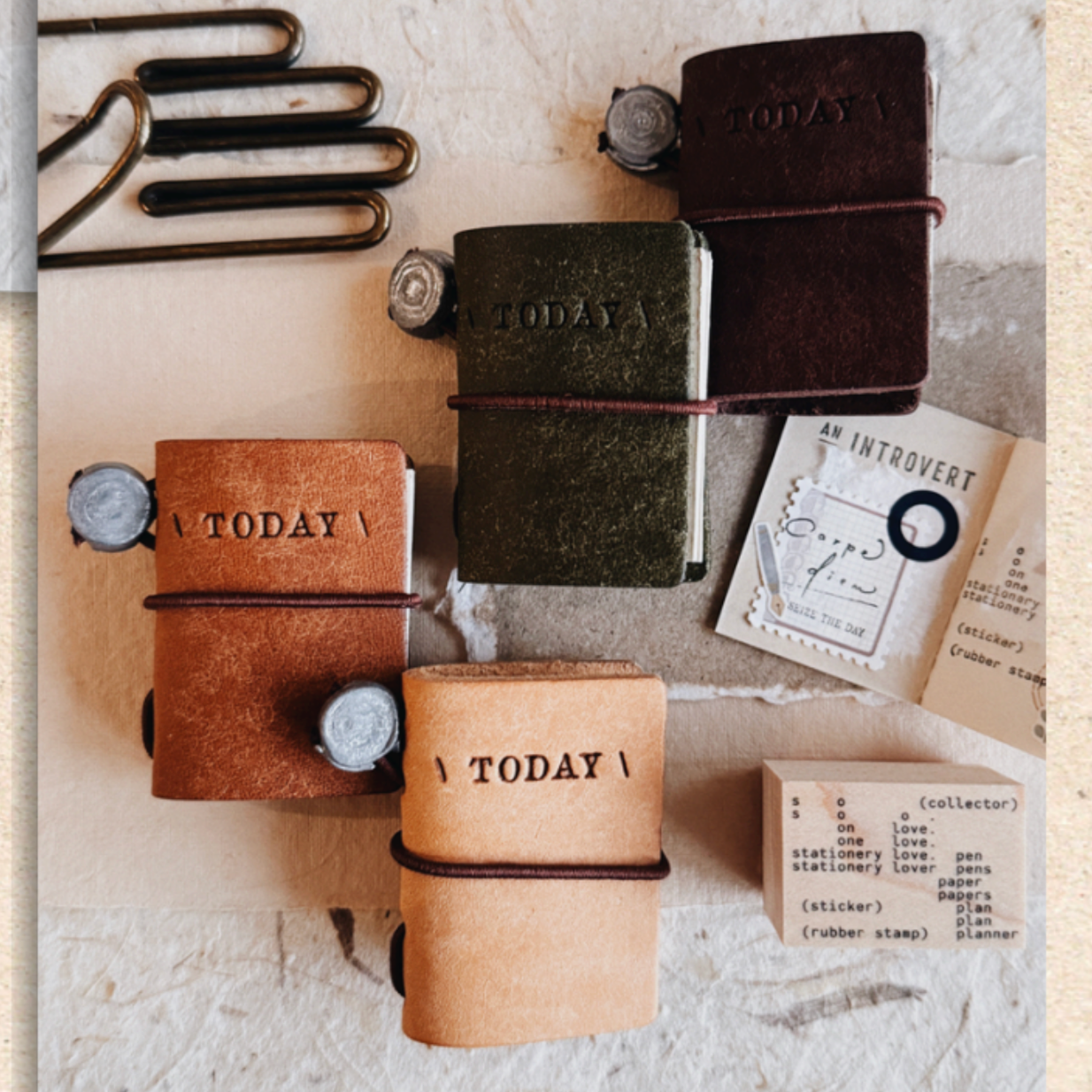 PensPapersPlanner Pueblo Leather Mini Planner