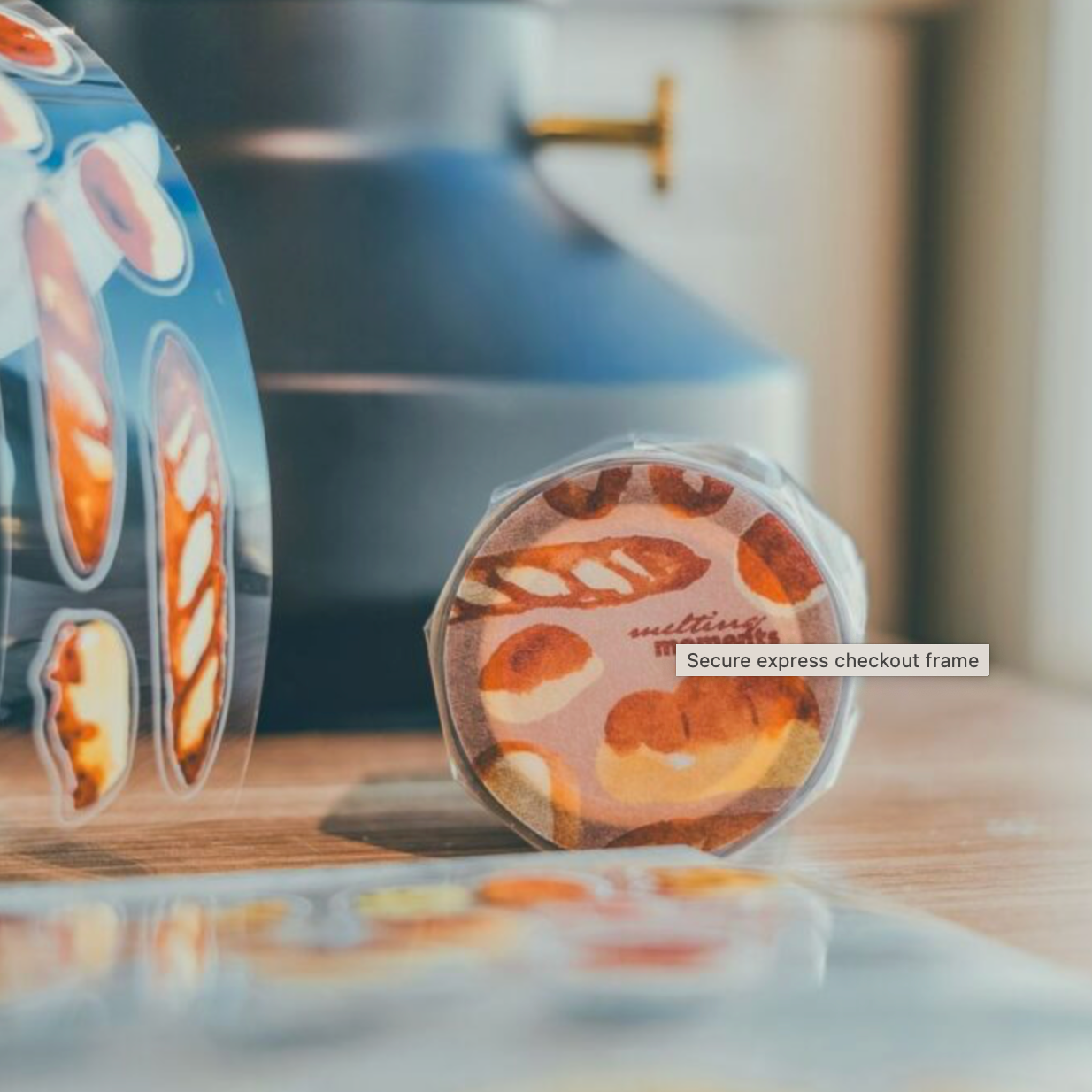 Meow Illustration Kiss-Cut PET Tape - Melting Moments