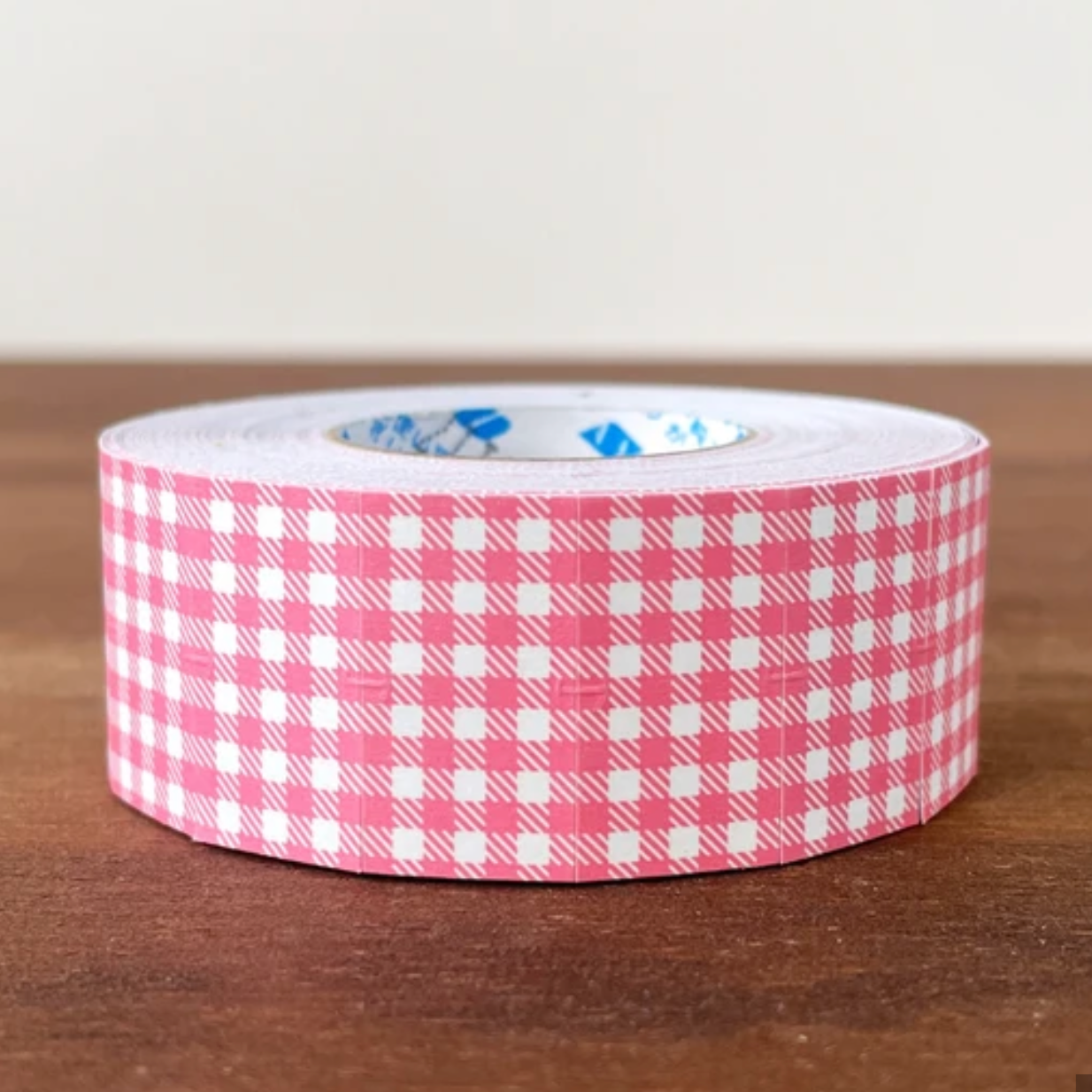 Stamp Marche Gingham Label Stickers - Pink