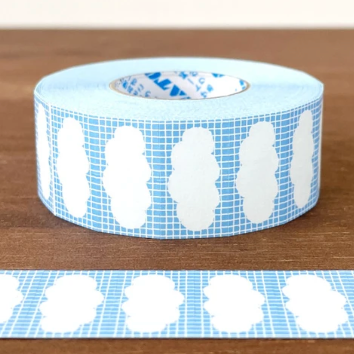 Stamp Marche Label Stickers - Blue Cloud