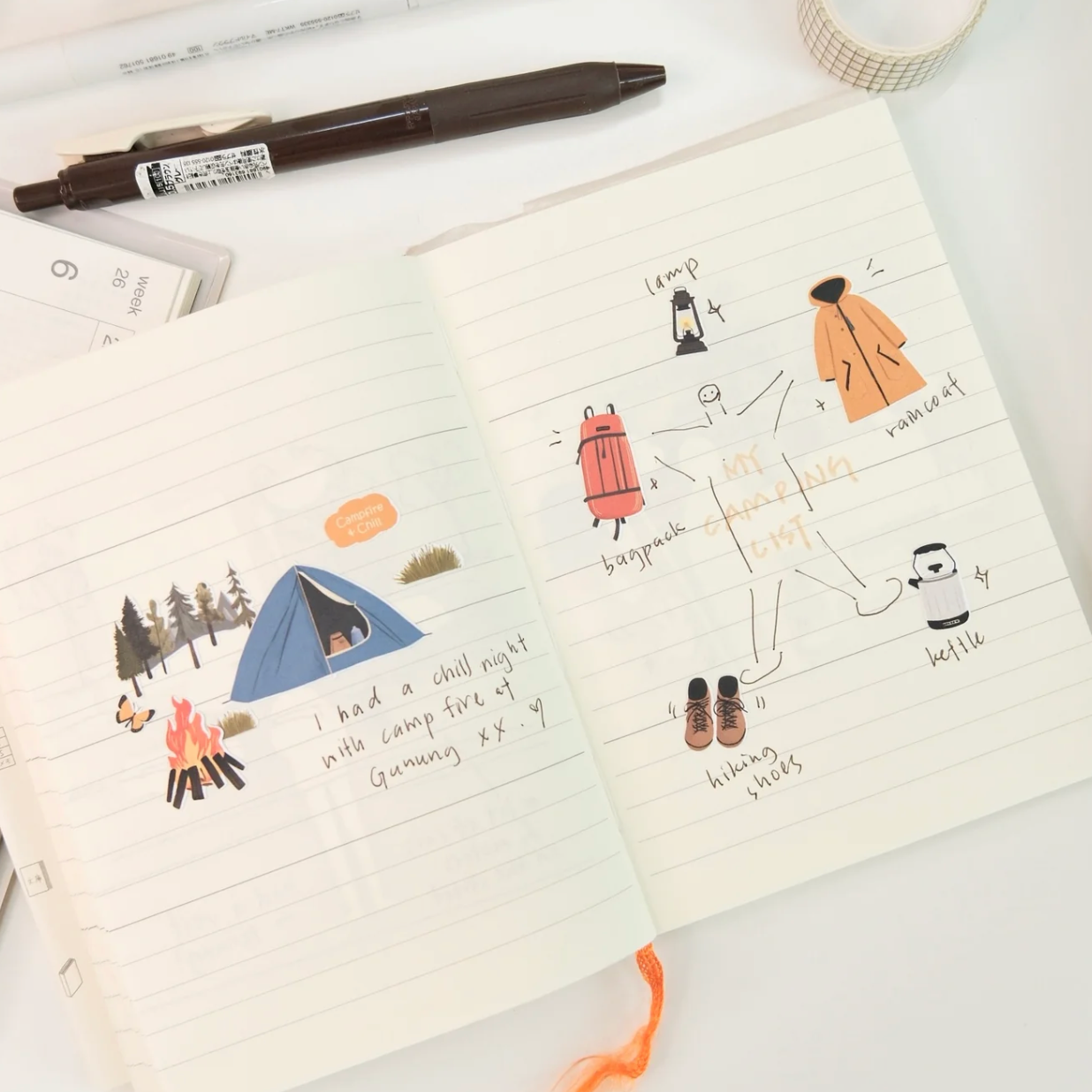 SanDots Atelier Sticker Sheet - Lost in Nature, Found in Peace