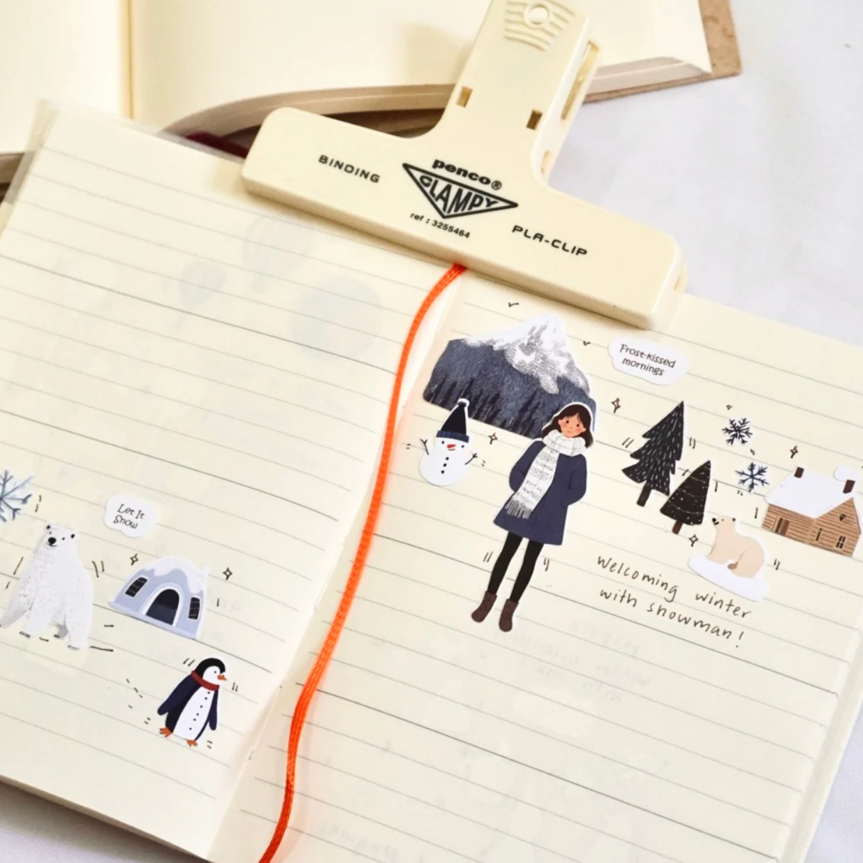 SanDots Atelier Sticker Sheet - Warm Moments Walking in the Snow