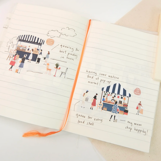 SanDots Atelier Sticker Sheet - Weekend Pop-Up Market Vibes