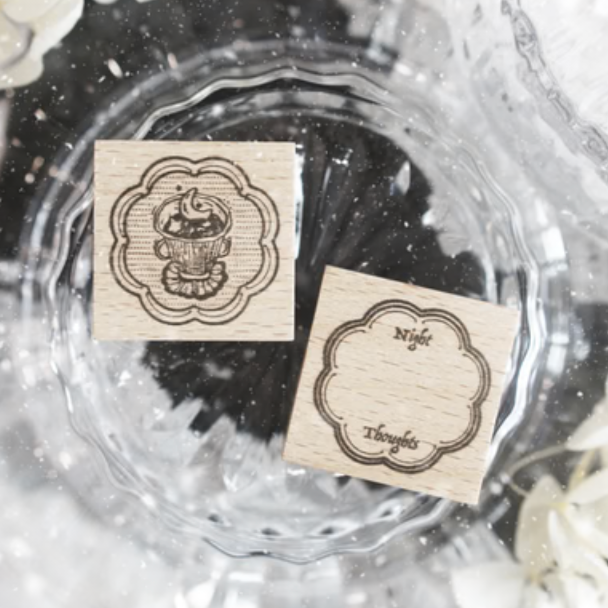 Black Milk Project Notes in the Night Collection - Twin Sets Rubber Stamps