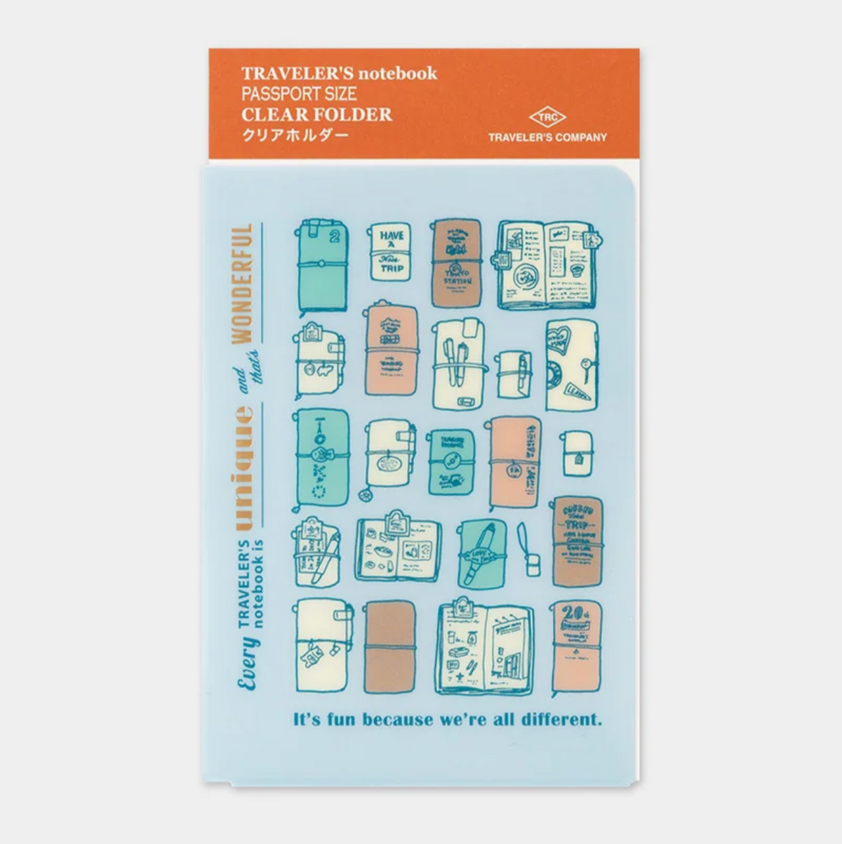 TRAVELER'S notebook Clear Folder 2027 - Passport size