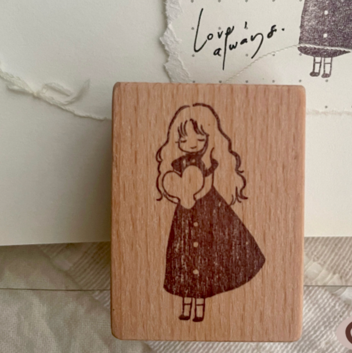 MsBulat Rubber Stamp - Love, Always