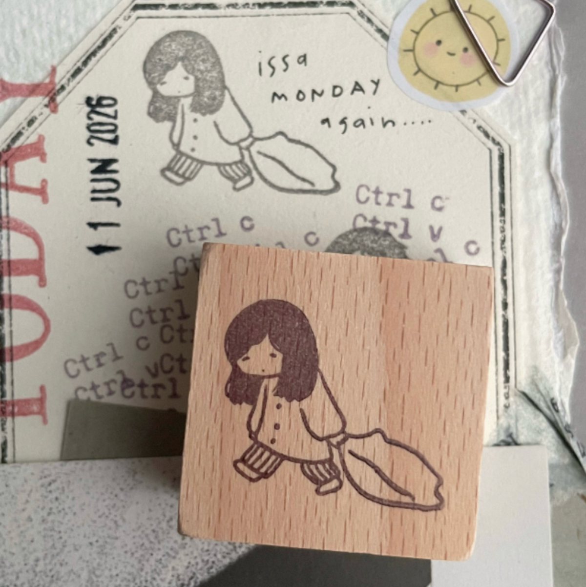 MsBulat Rubber Stamp - Shutting Down