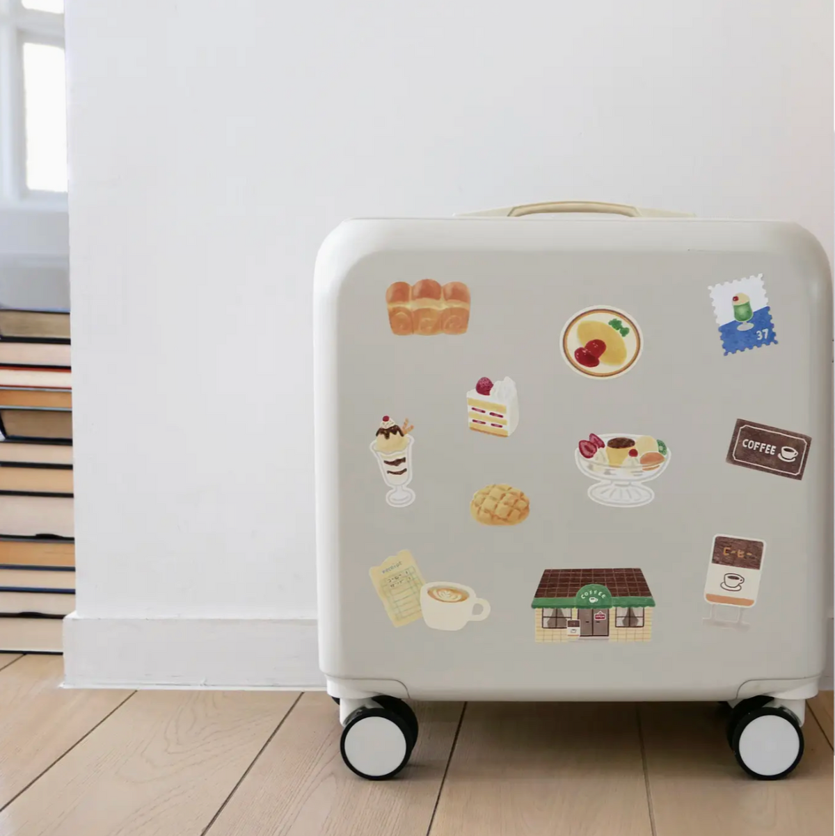 Suatelier Travel Sticker Pack - Happy in the Cafe