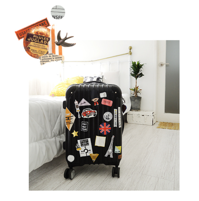 Suatelier Travel Sticker Pack - Vintage Label