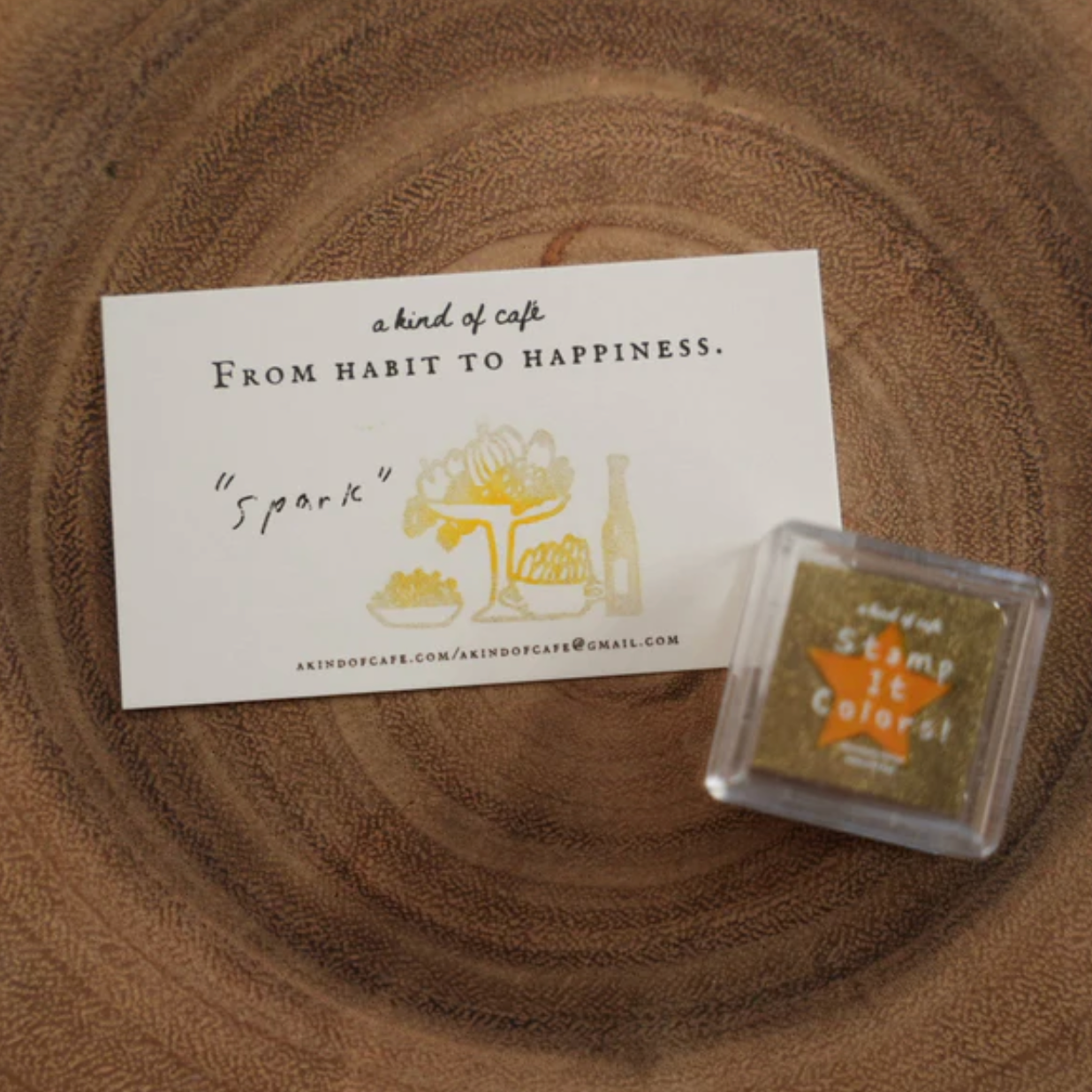 A Kind of Cafe Limited Edition Mini Ink Pad - SPARK