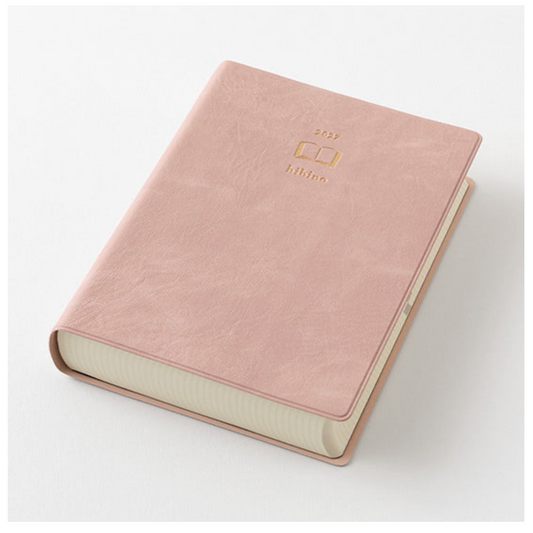 Midori A6 Hibino 2027 Diary - Limited Pink