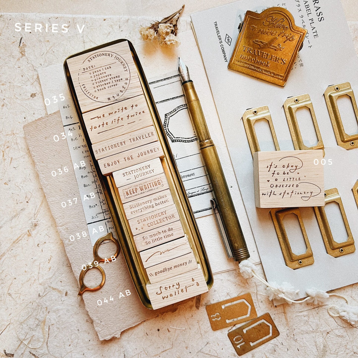 Penspapersplanner Series V Rubber Stamps: Enjoy the Journey Part I