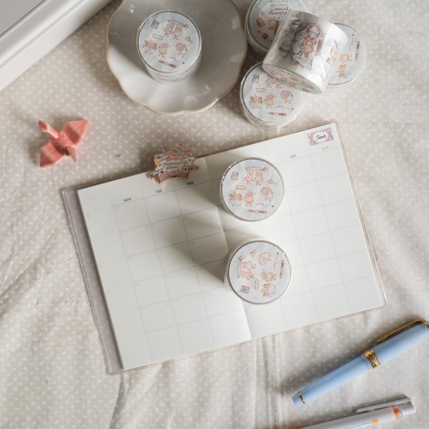 Sho Little Happiness Kiss Cut PET Tape - Stationery Friends