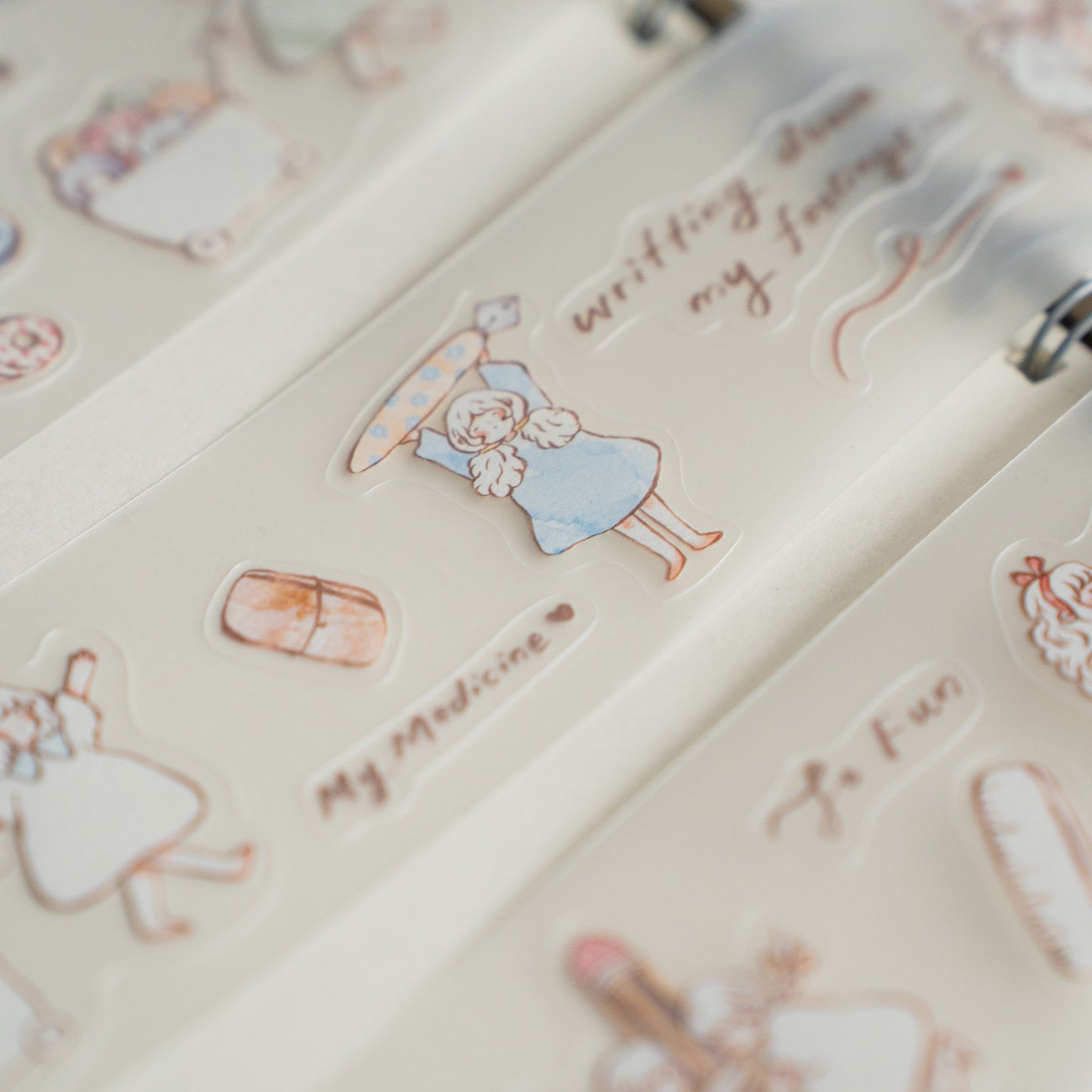 Sho Little Happiness Kiss Cut PET Tape - Stationery Friends