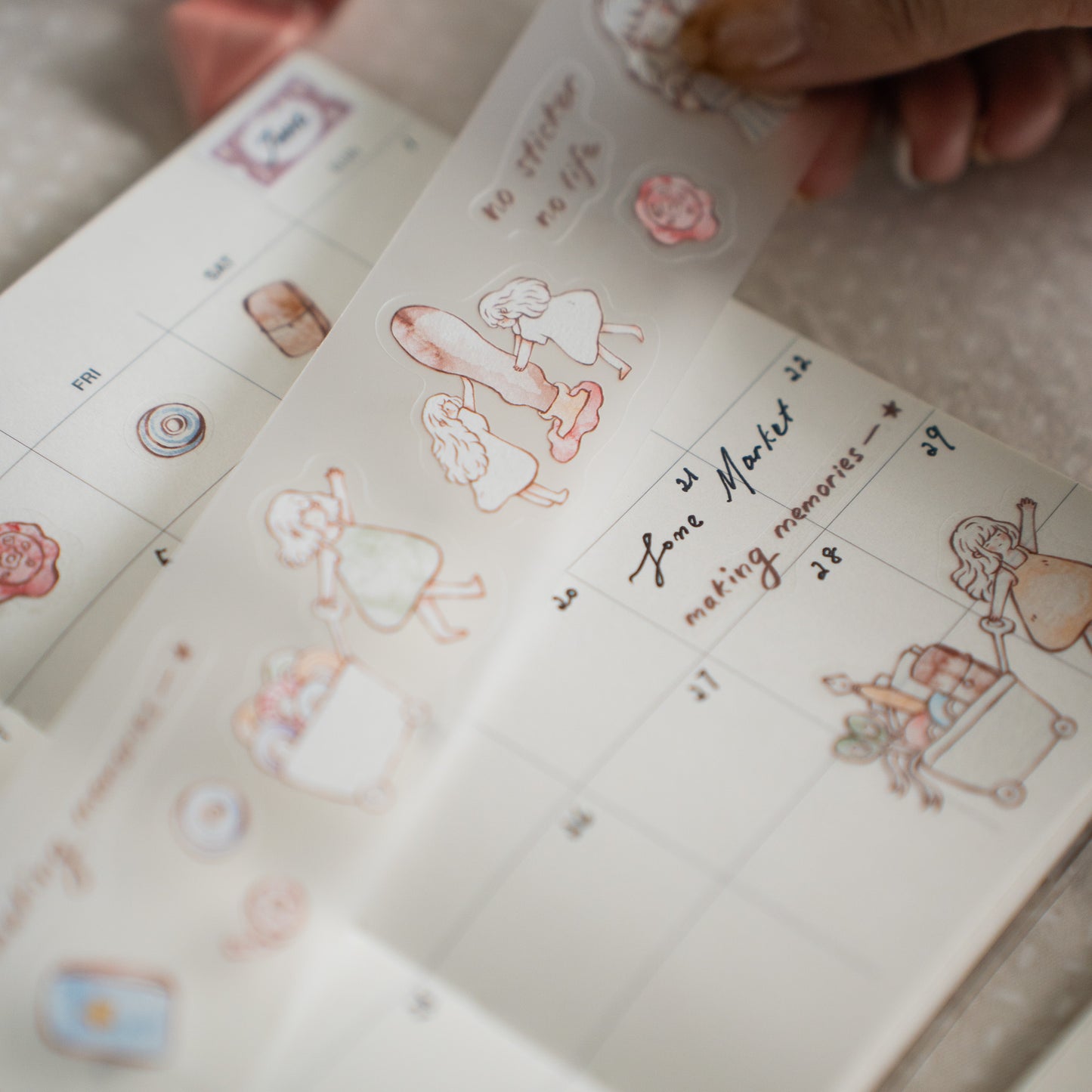Sho Little Happiness Kiss Cut PET Tape - Stationery Friends