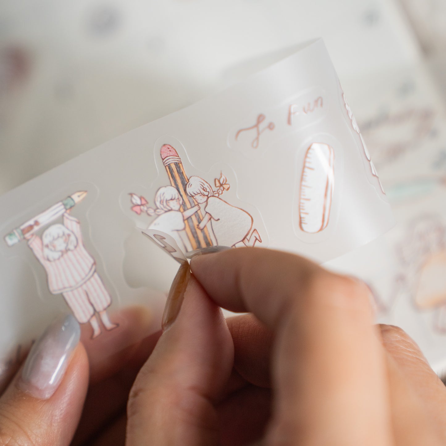 Sho Little Happiness Kiss Cut PET Tape - Stationery Friends