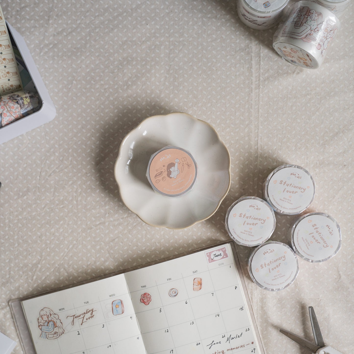 Sho Little Happiness Sticker Labels - Stationery Lover