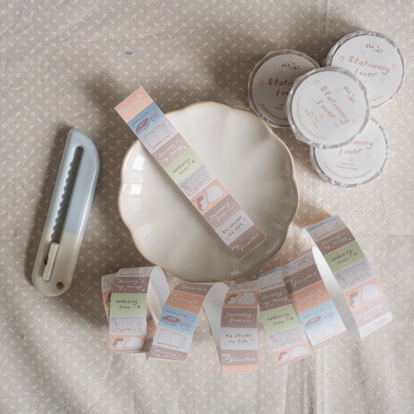 Sho Little Happiness Sticker Labels - Stationery Lover