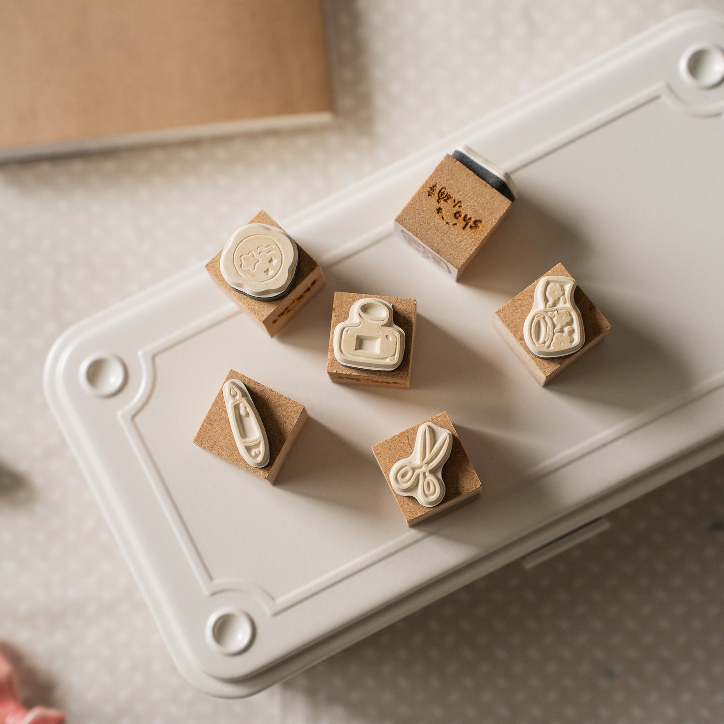 Sho Little Happiness Rubber Stamp - Stationery Series