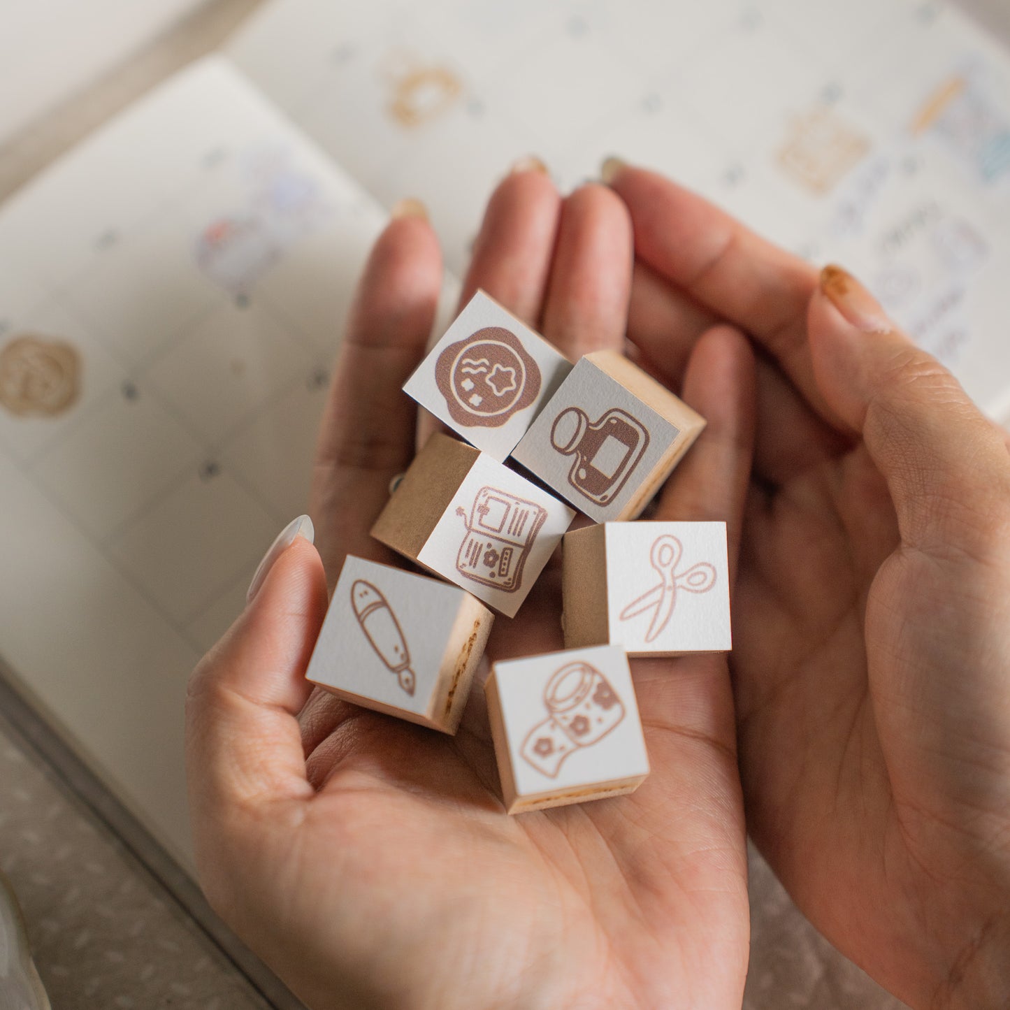 Sho Little Happiness Rubber Stamp - Stationery Series