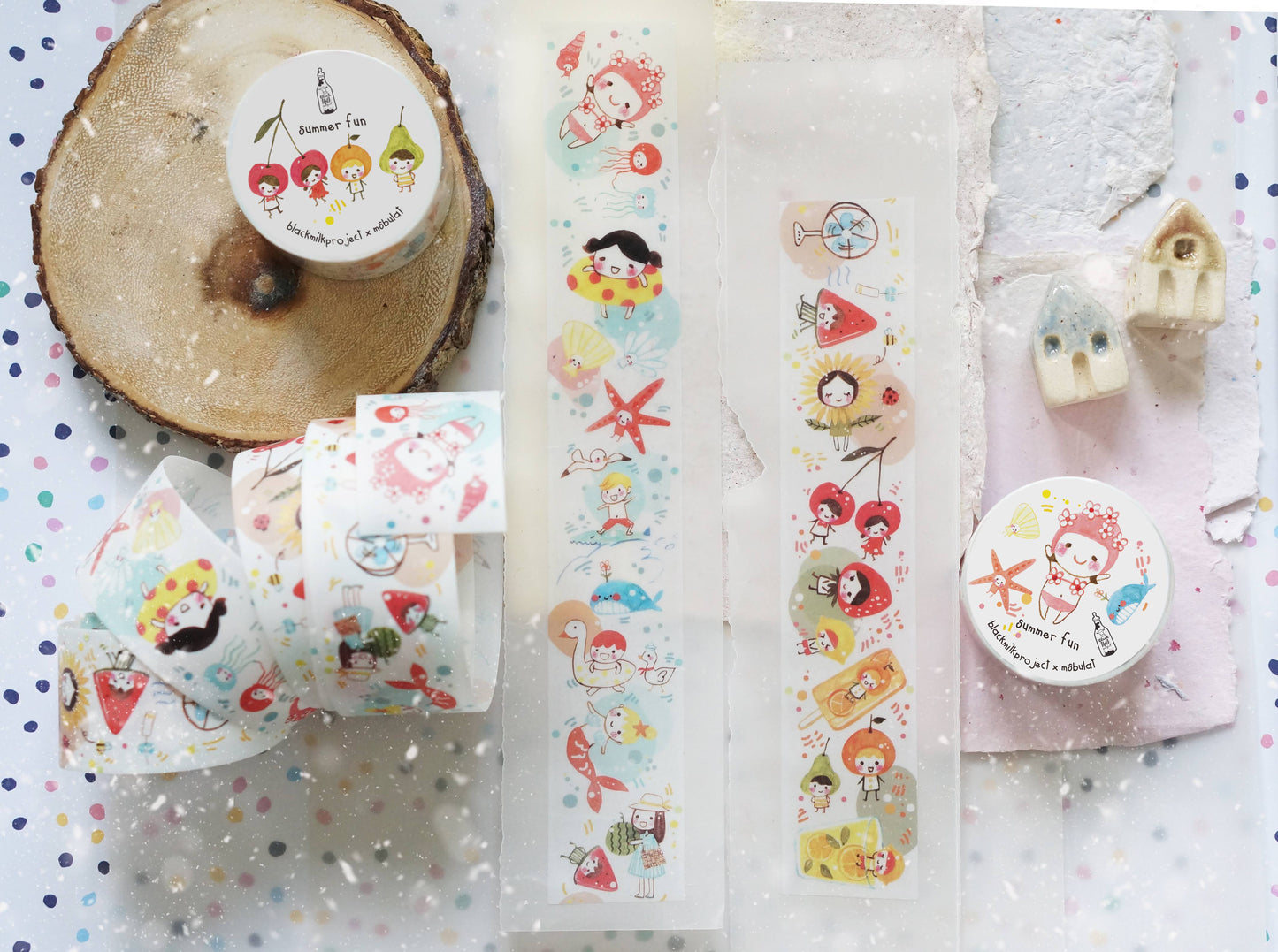 Black Milk Project Vellum Tape - Summer Fun