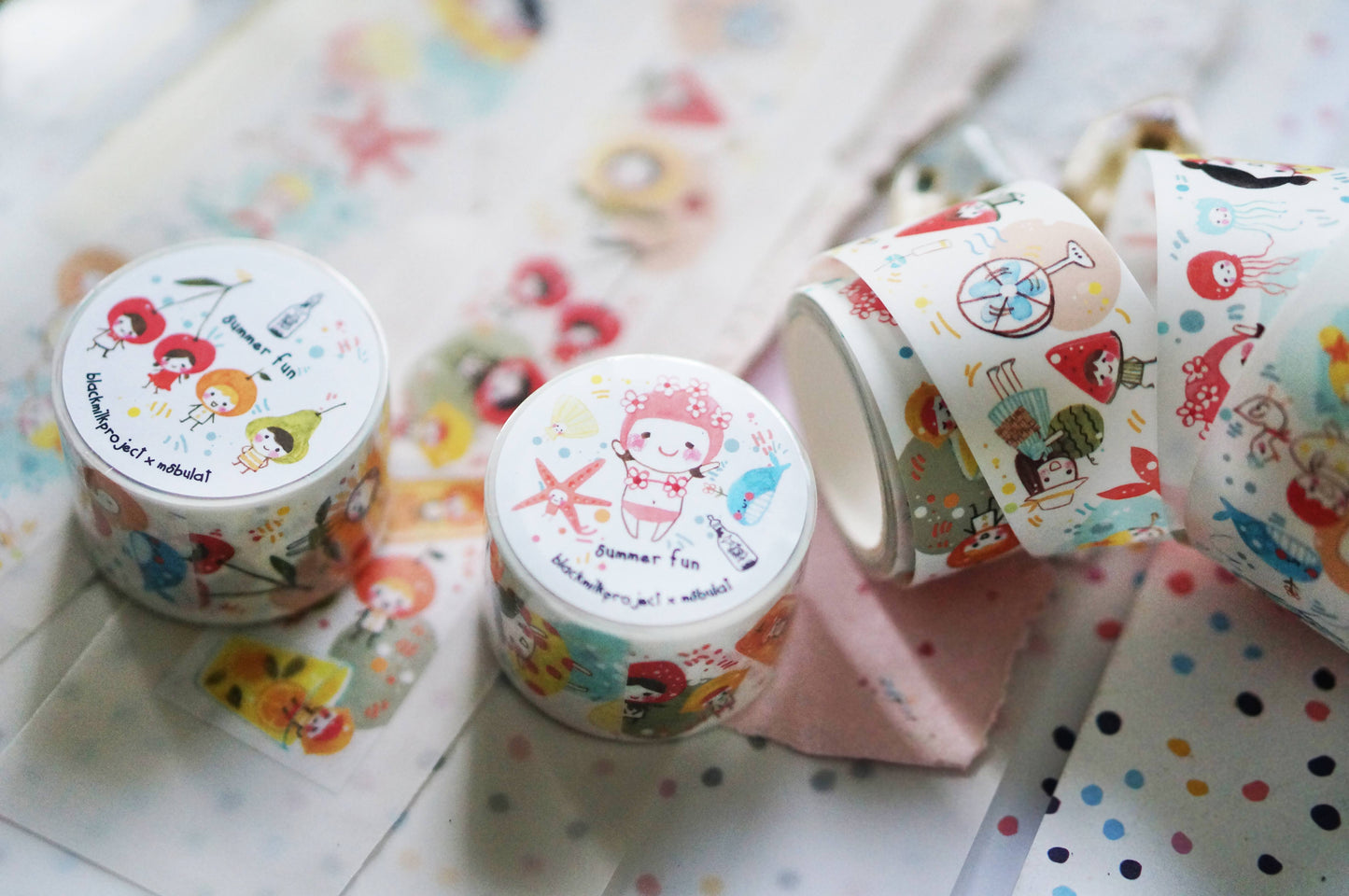 Black Milk Project Vellum Tape - Summer Fun