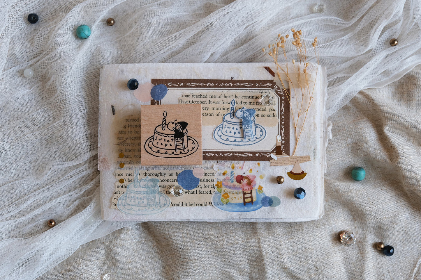 Eileen Tai SIMPLE HAPPINESS Rubber Stamp Collection - Sweet Cake