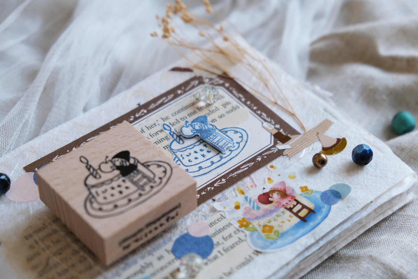 Eileen Tai SIMPLE HAPPINESS Rubber Stamp Collection - Sweet Cake