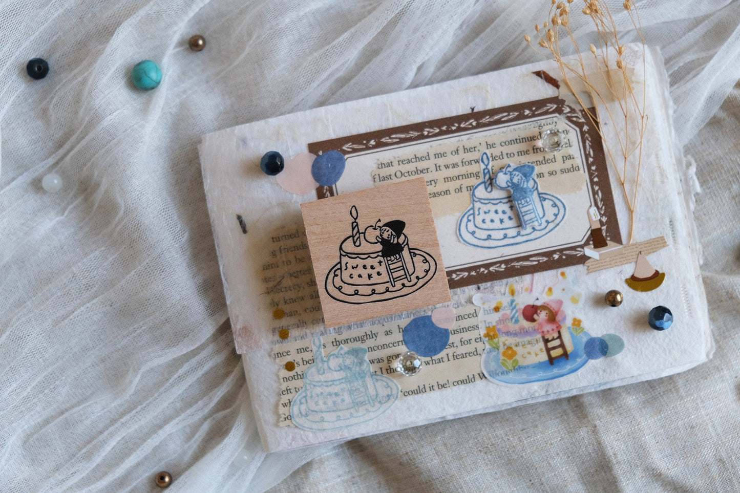 Eileen Tai SIMPLE HAPPINESS Rubber Stamp Collection - Sweet Cake
