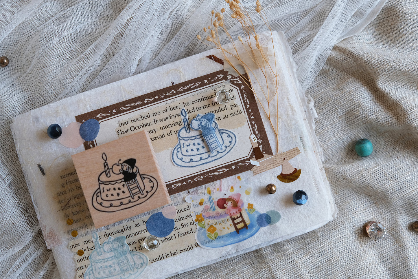 Eileen Tai SIMPLE HAPPINESS Rubber Stamp Collection - Sweet Cake