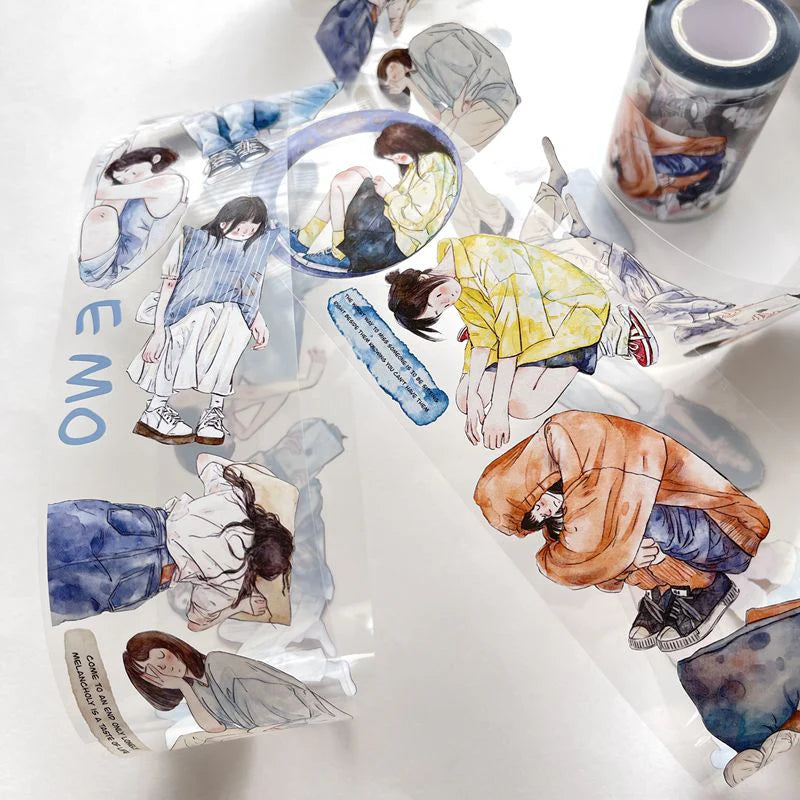 Seahorse Forest Vol 1 Clear PET Tape - A1 Emo