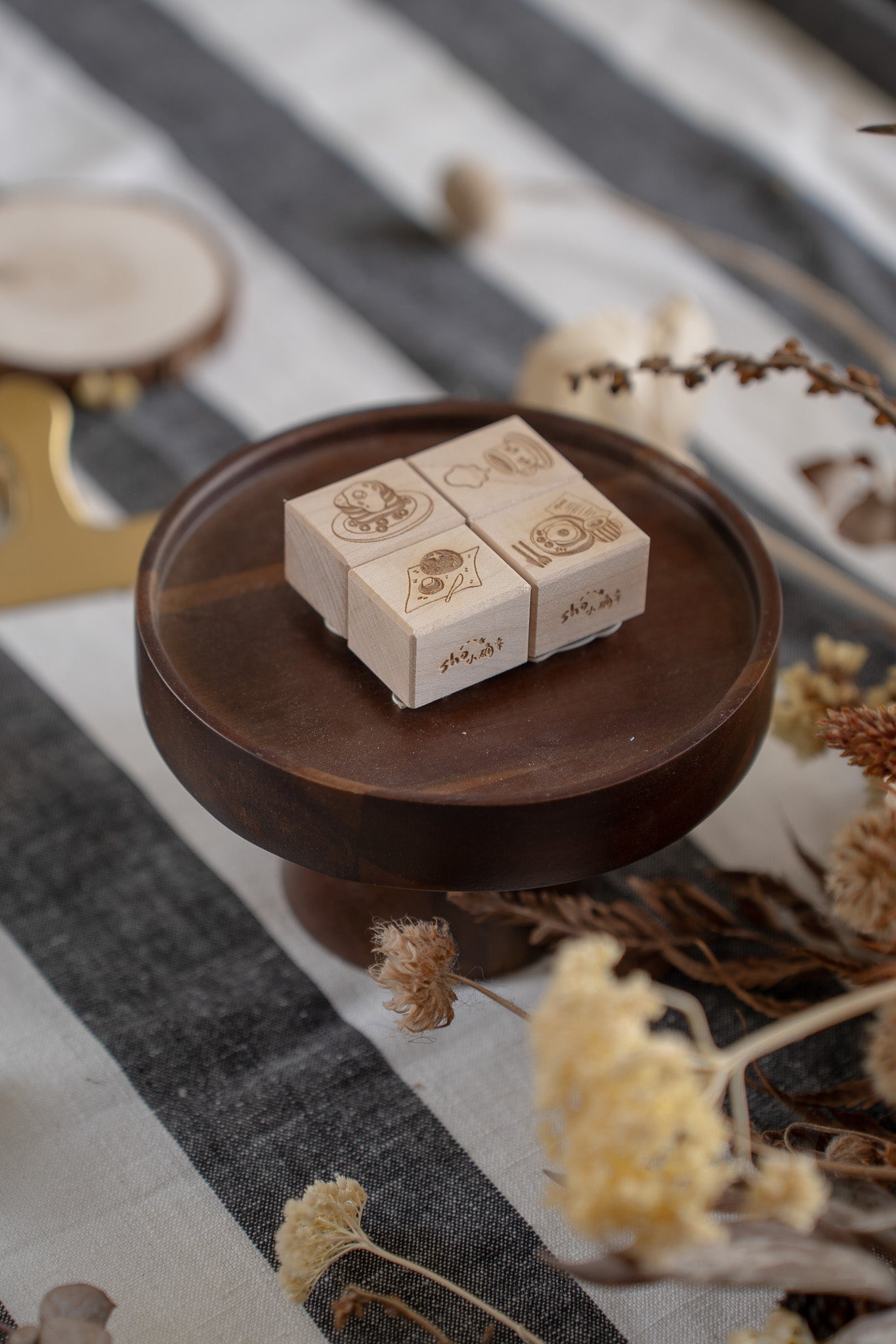 Sho Little Happiness Rubber Stamp Set Tea Time