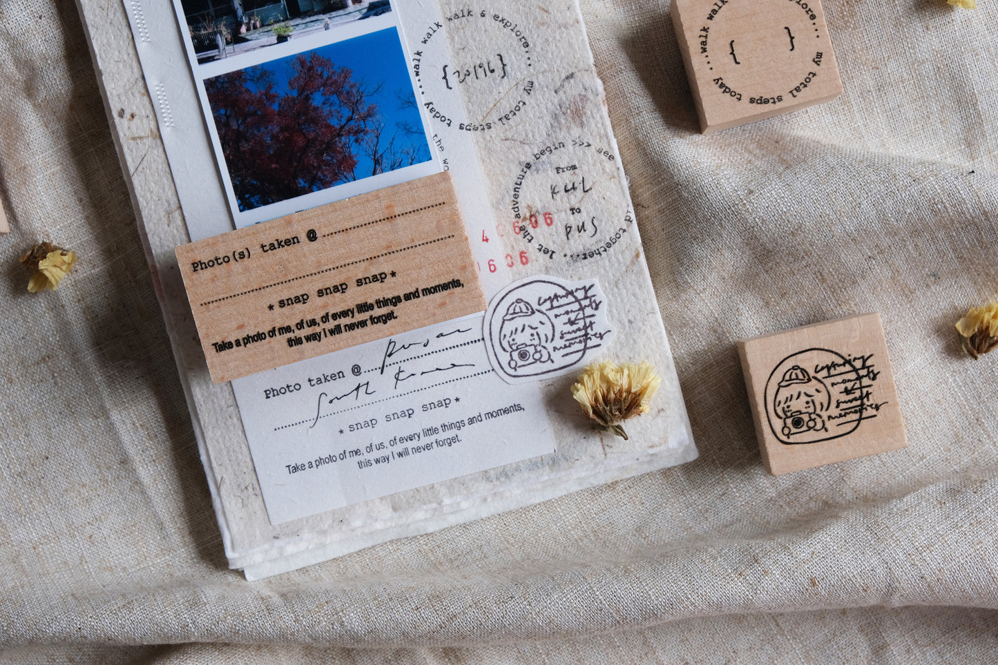Eileen Tai Rubber Stamps - Travel Journaling 01